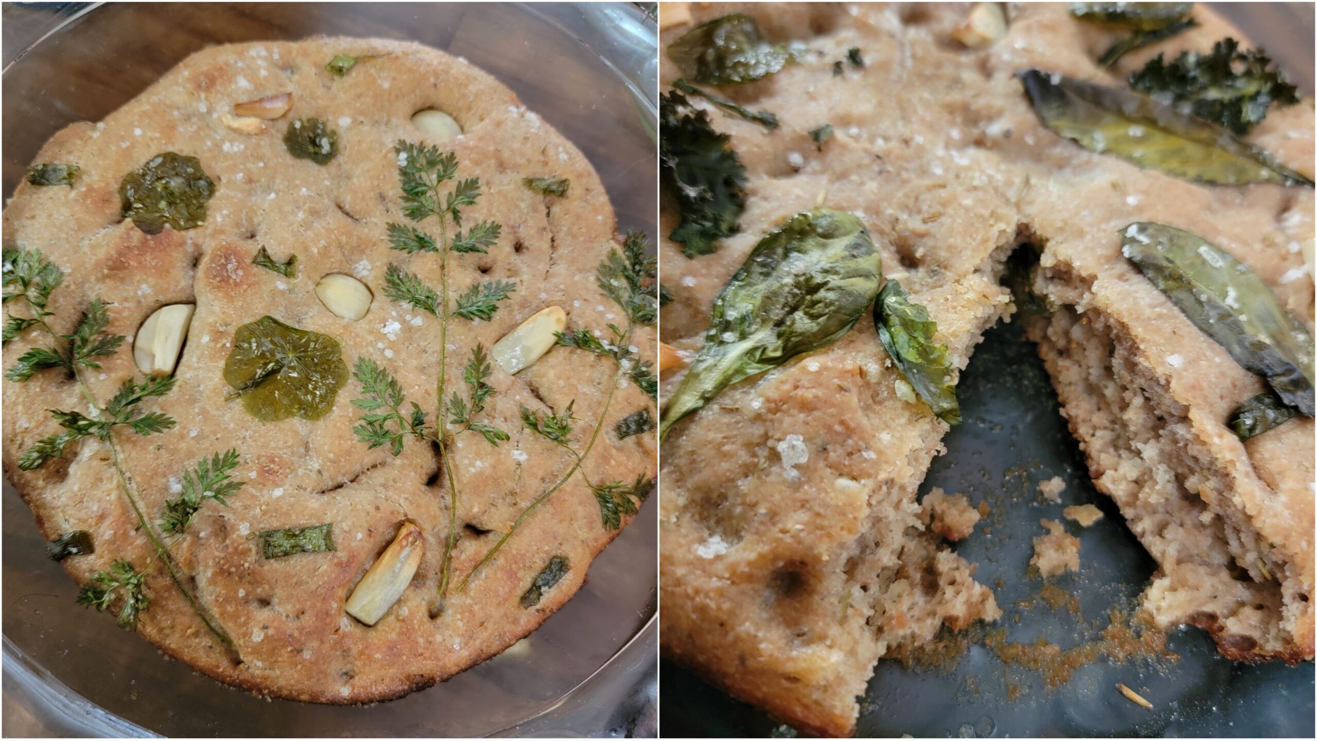 FERMENTED GARLIC HONEY AND ROSEMARY SOURDOUGH FOCACCIA