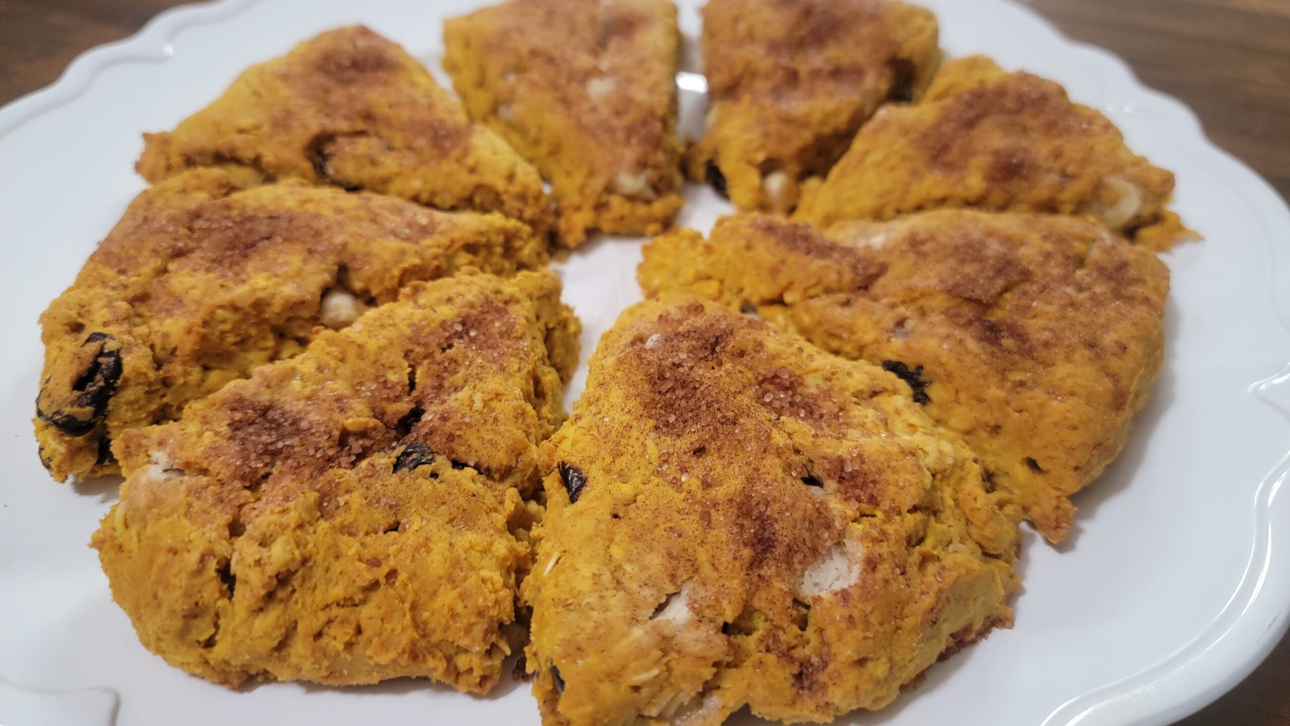 Cranberry Pumpkin Scones (Gluten Free)