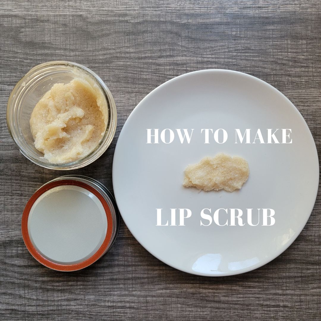 HOW TO MAKE LIP SCRUB – PEPPERMINT AND WILD ORANGE SCENTED