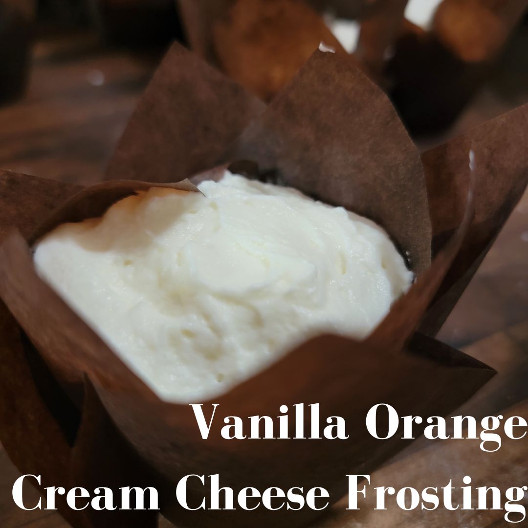 HOW TO MAKE VANILLA ORANGE CREAM CHEESE FROSTING